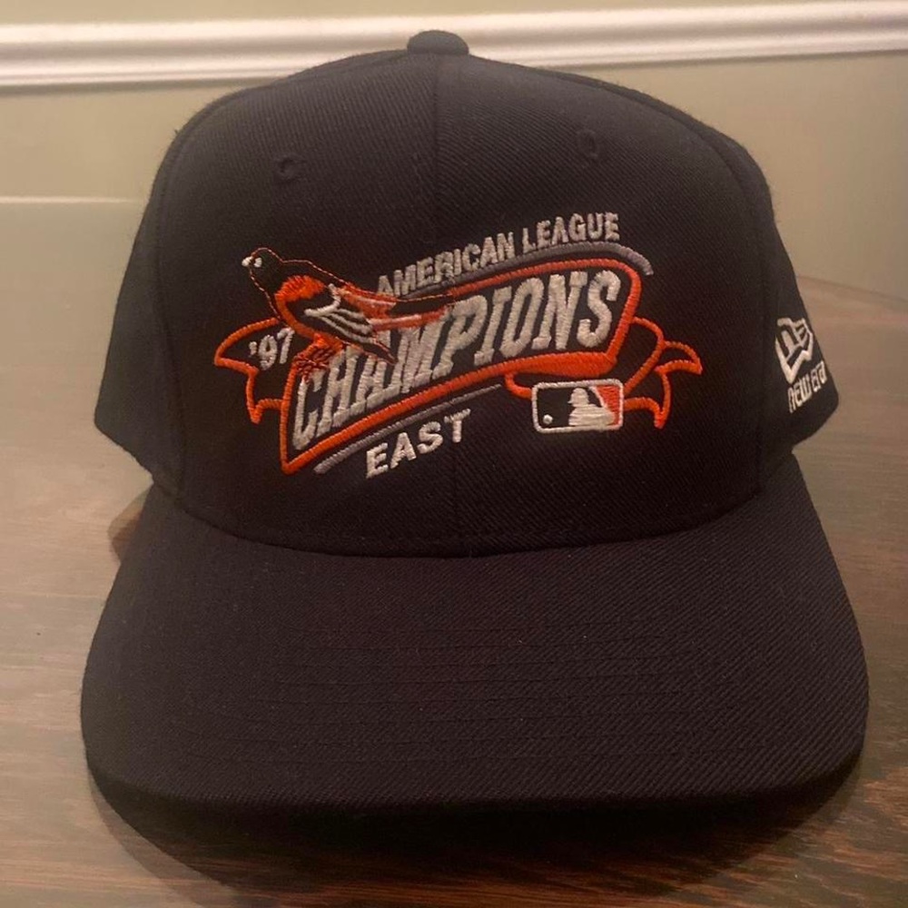 VTG Baltimore Orioles 1997 Champions NEW ERA Adjustable Snapback Hat Cap NWOT